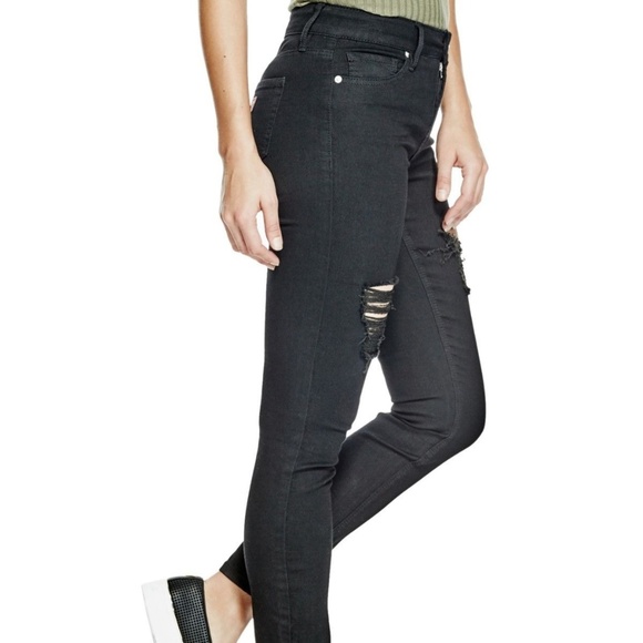guess high waist skinny tahiana fit